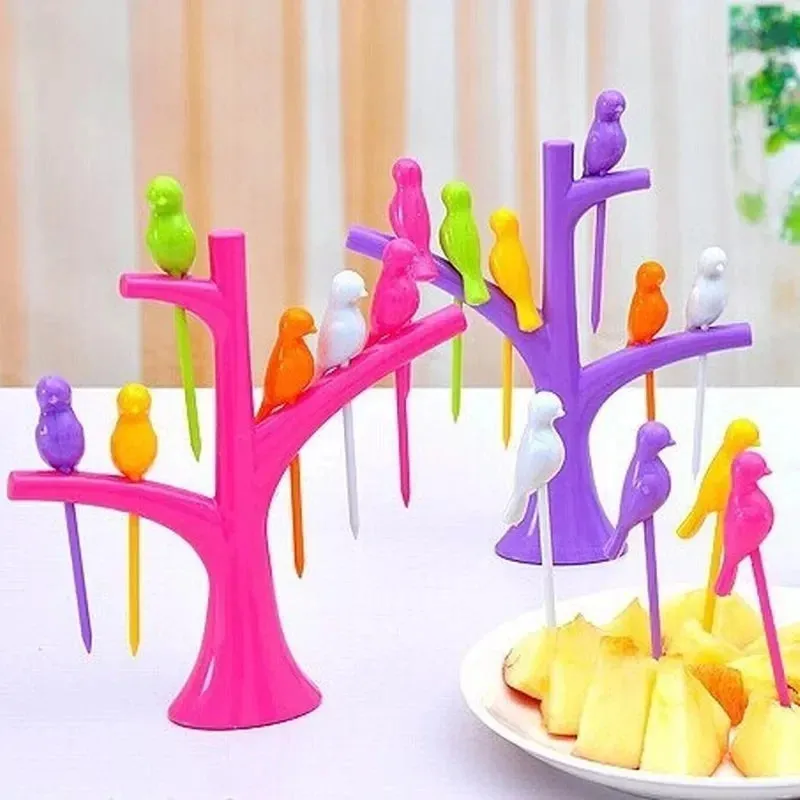 6 PIECES FRUITS FORK