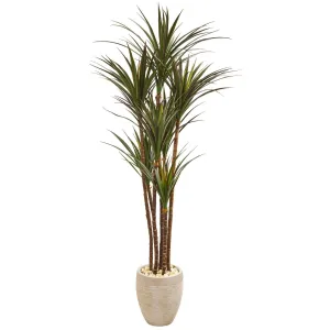 68” Giant Yucca Artificial Tree in Planter (Indoor/Outdoor)