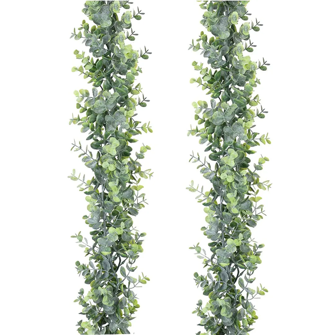 6ft Artificial Eucalyptus Garland for Wedding Decor  UV Protected