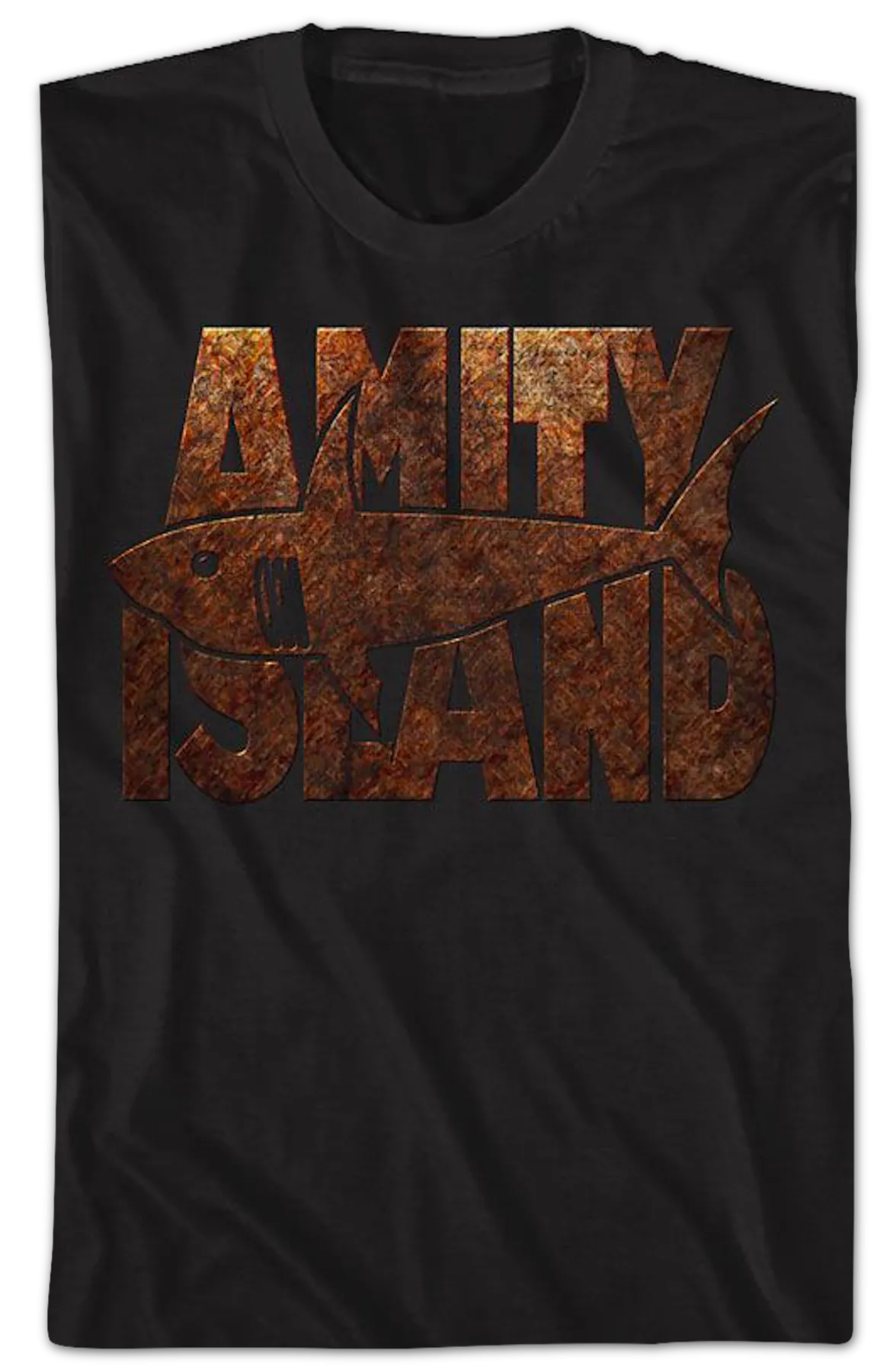 Amity Island Rusted Sign Jaws T-Shirt