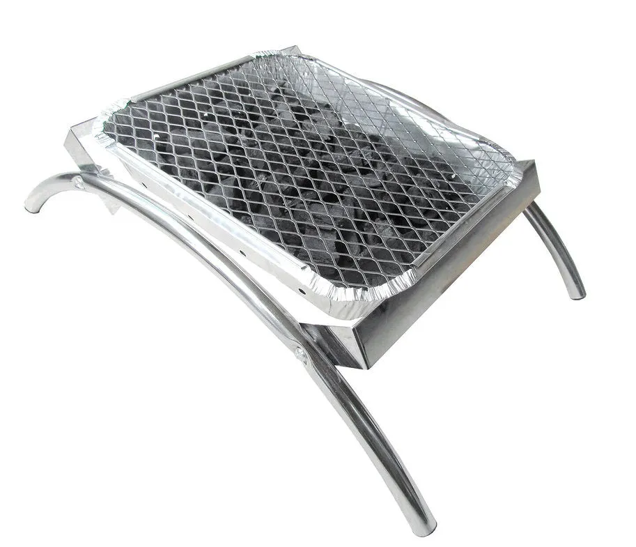 Asado Grill Dual BBQ with Disposable Bamboo Coal Pack