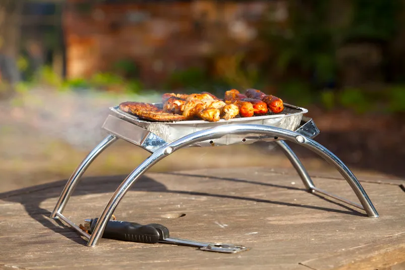 Asado Grill Dual BBQ with Disposable Bamboo Coal Pack