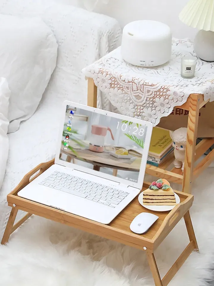 BAMBOO BED TABLE TRAY