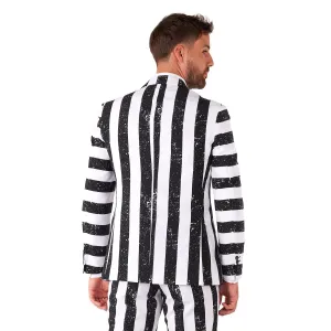 Beetlejuice OppoSuits Men's Slim Fit Suit and Tie Set