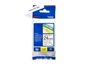 Brother P-touch 24mm TZ-251 Laminated Tape, 8m, Black on White