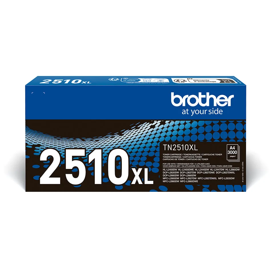 Brother Toner Tn-2510Xl Schwarz Bis Zu 3.000 Seiten Nach Iso/Iec 19752