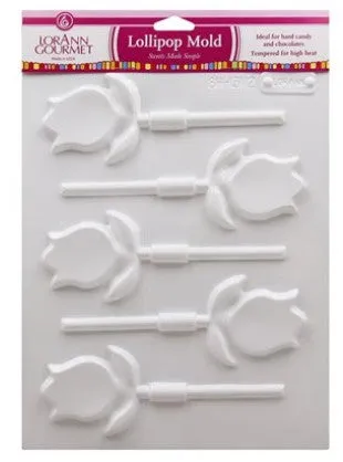 Candy Mold (Lollipop) - Tulips