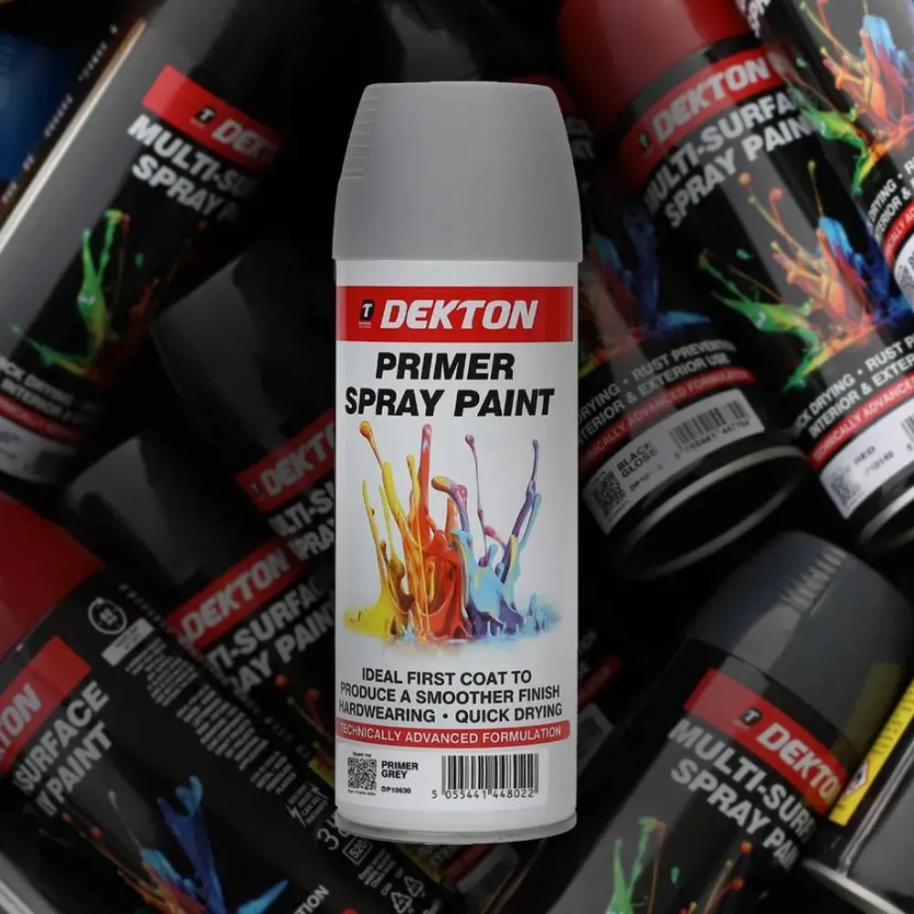 DEKTON 400ml Primer Spray Paint Grey