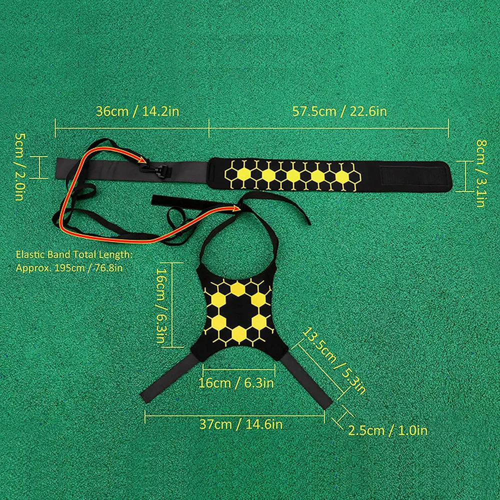 Football Training Belt Solo Training Equipment for Football Kick Throw Practice