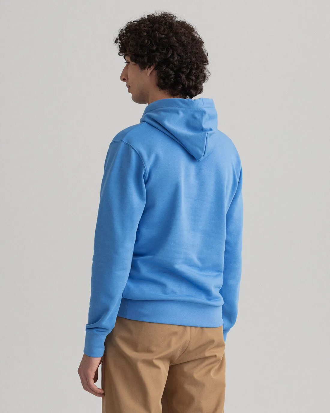 Gant Sweat Hoodie - Pacific Blue