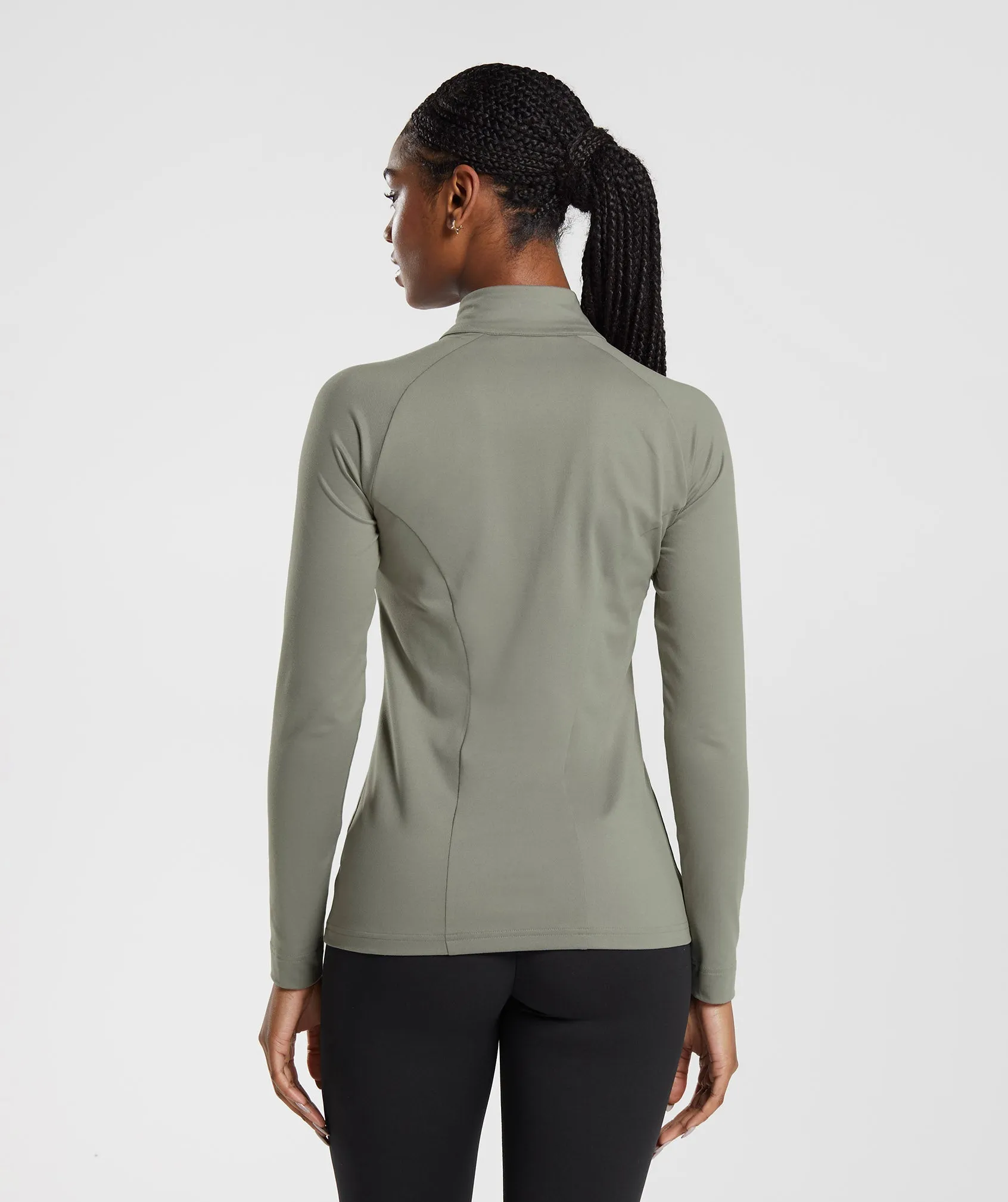 Gymshark Training Zip Up Jacket - Linen Brown