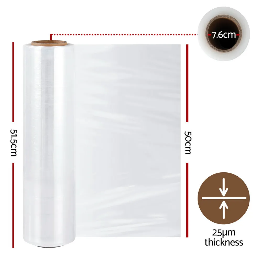 Heavy-Duty Stretch Film 500mm x 400m, 1 Roll - Plastic Wrap