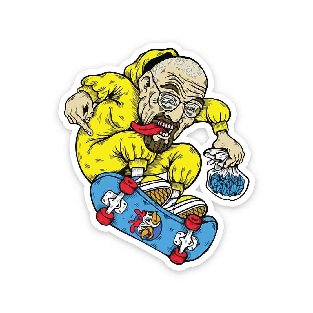 Heisenberg skateboard Sticker