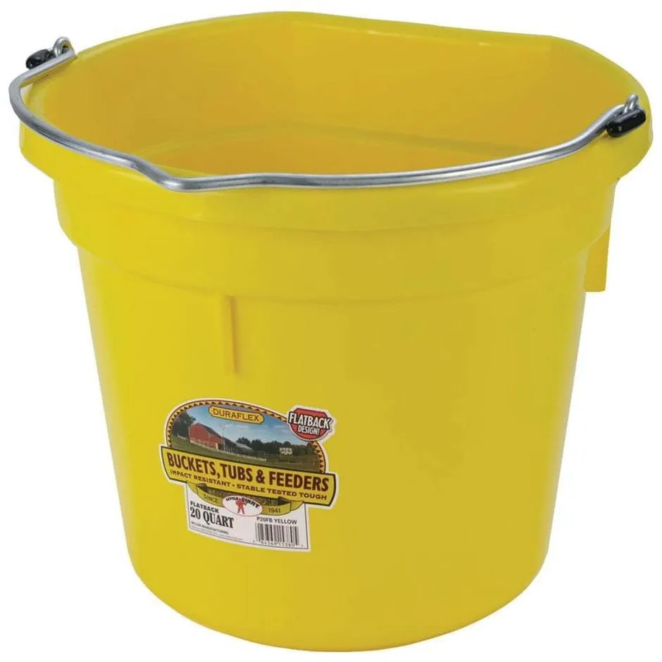 Little Giant 20 Quart Flat Back Bucket