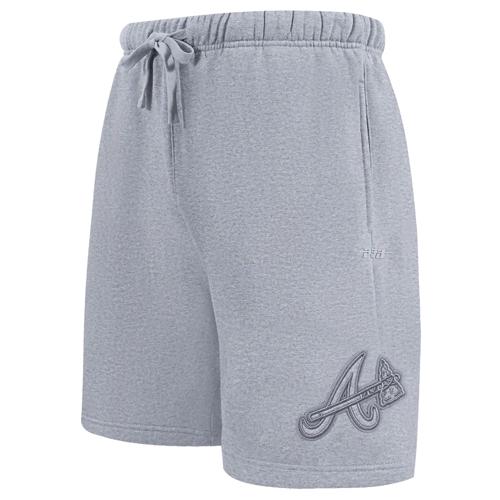 MLB ATLANTA BRAVES NEUTRAL MEN'S SHORT (DARK HEATHER GRAY)