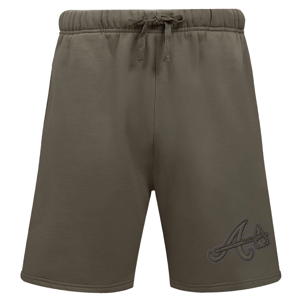 MLB ATLANTA BRAVES NEUTRAL MEN'S SHORT (DARK TAUPE)