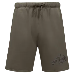 MLB ATLANTA BRAVES NEUTRAL MEN'S SHORT (DARK TAUPE)