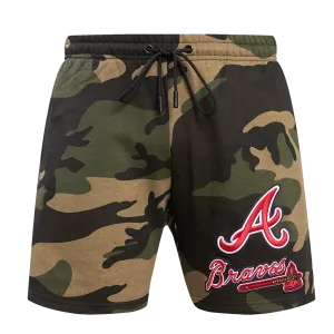 MLB ATLANTA BRAVES STACKED LOGO MEN'S SHORT CAMO (CAMO)