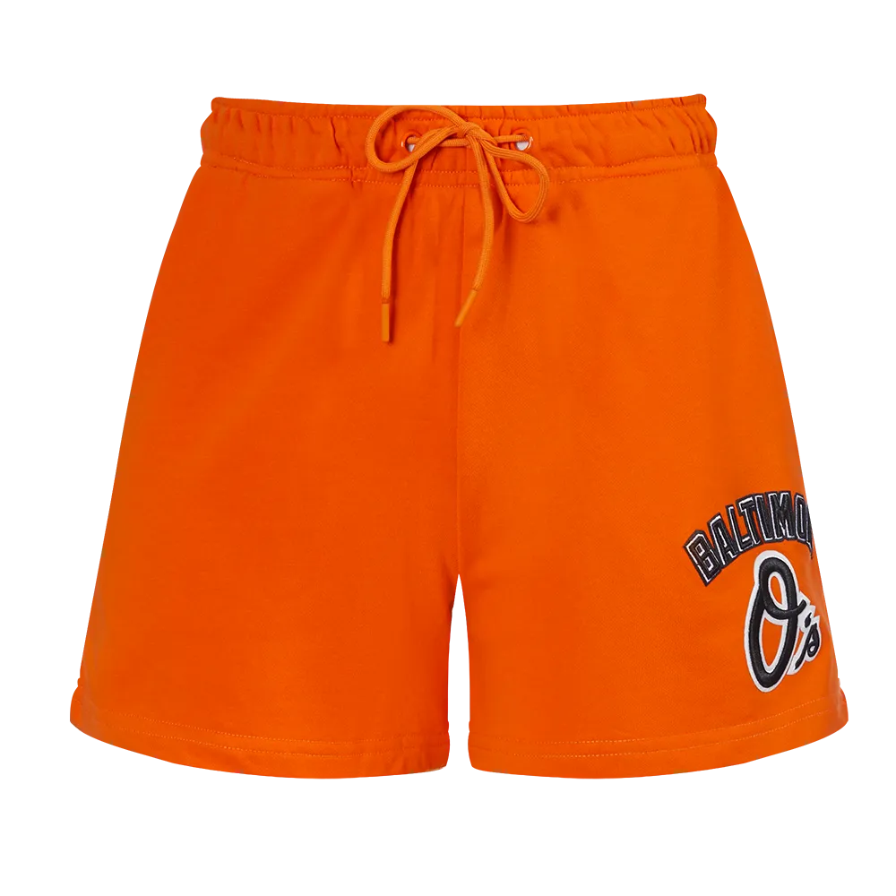 MLB BALTIMORE ORIOLES CLASSIC WOMEN'S SHORT (ORANGE)