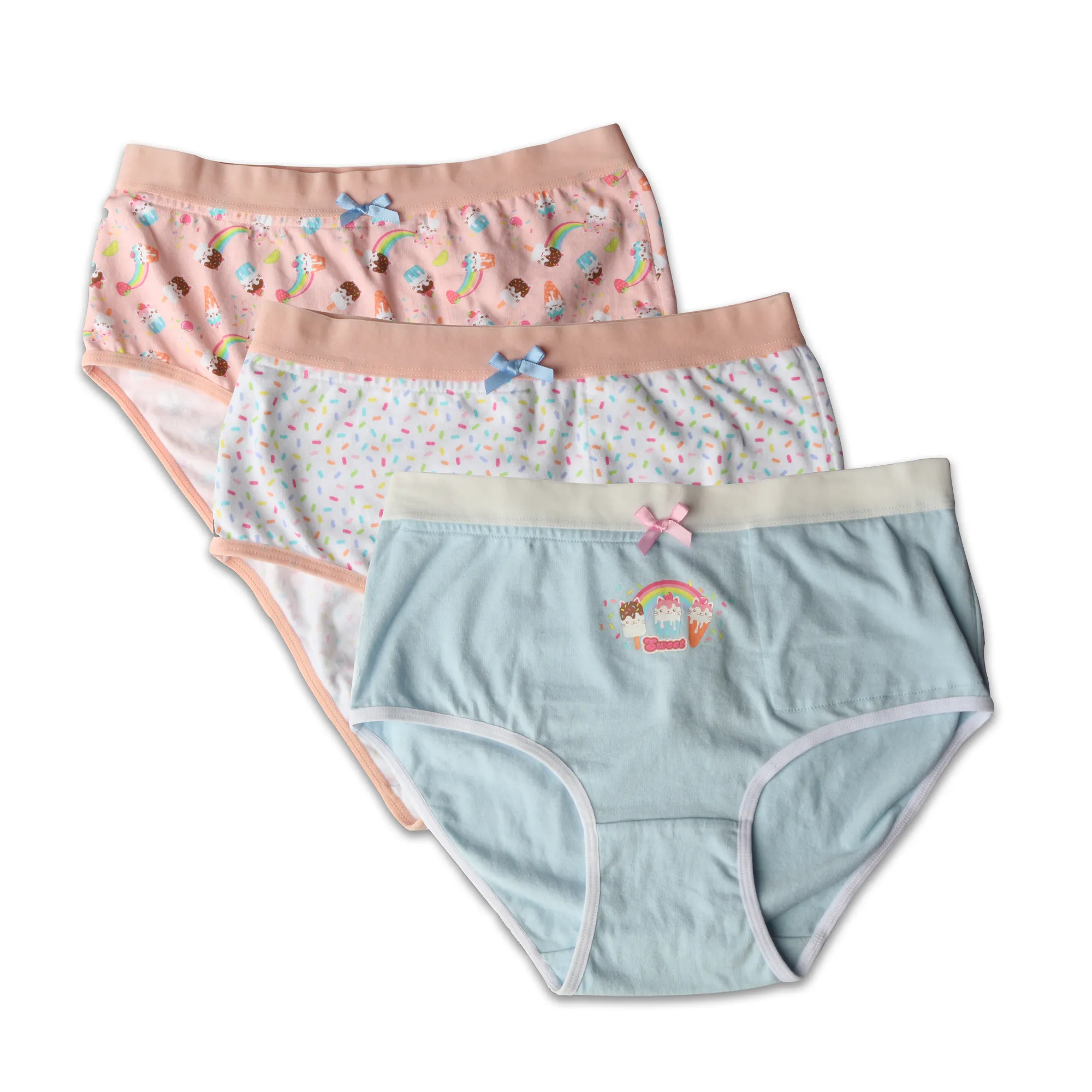 My Private Pocket Underwear for Girls - Variety 3 Pack