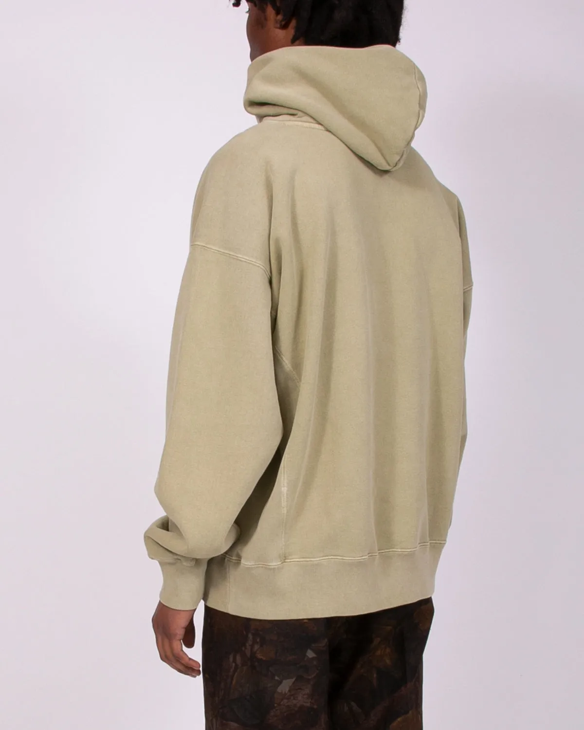 Natural Dyed Hoodie Fleece - Lichen