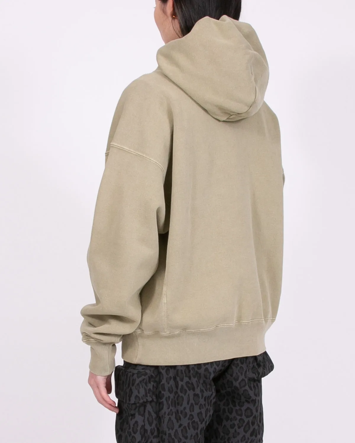 Natural Dyed Hoodie Fleece - Lichen