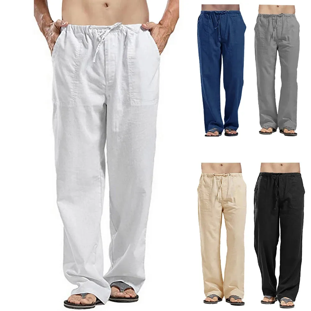 New OB Cotton Linen Long Ultimate Comfort Pants