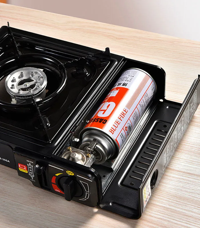 Outdoor Cassette Stove Cass Gas Stove Portable Gas Barbecue Stove Cassette Magnetic Butane Car Gas Stove