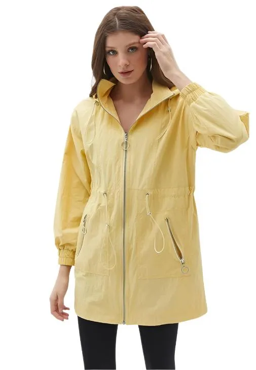 OXXO - Relaxed Fit Zip-Front Hooded Jacket