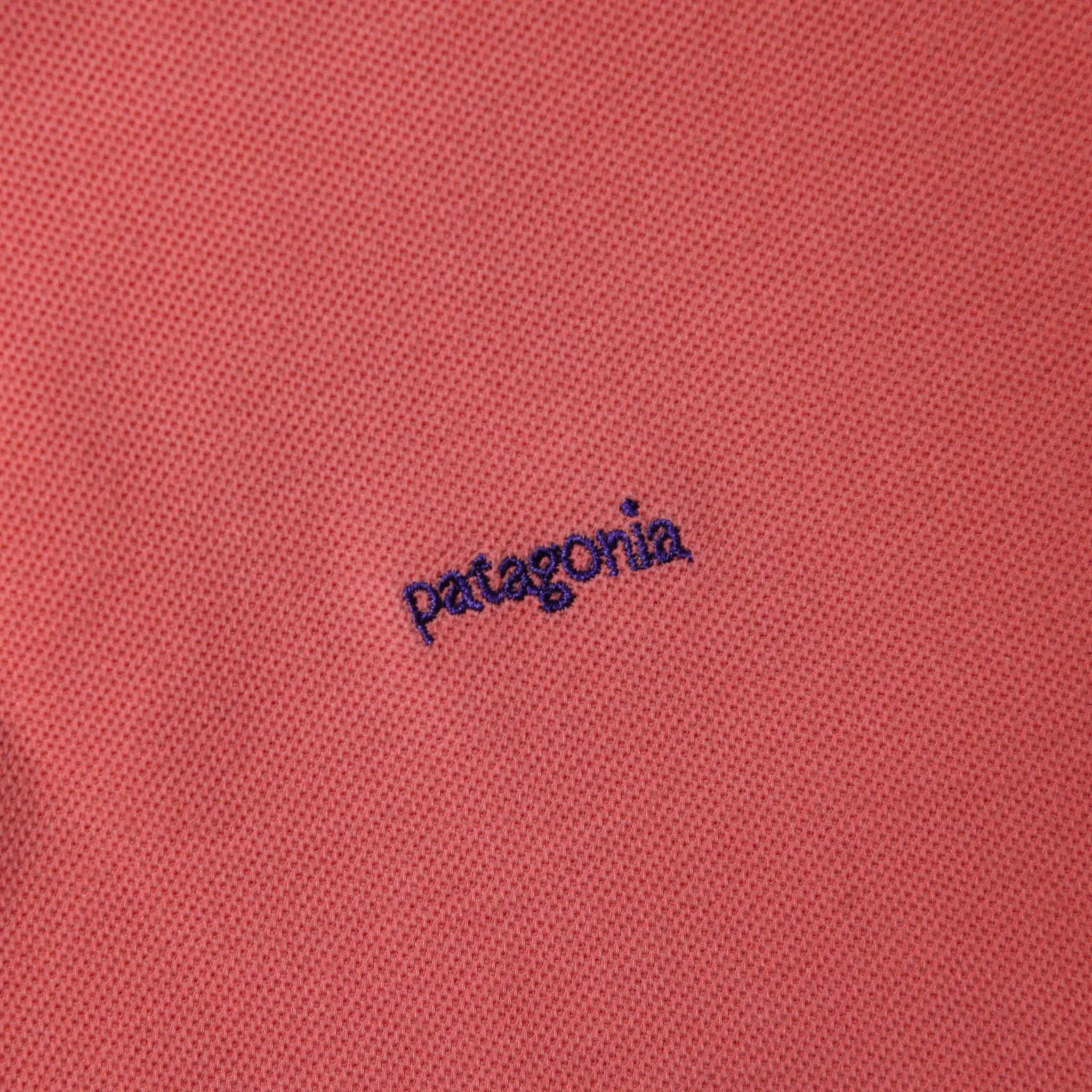 Patagonia Logo Peach Short Sleeve Shirt circa 2000's