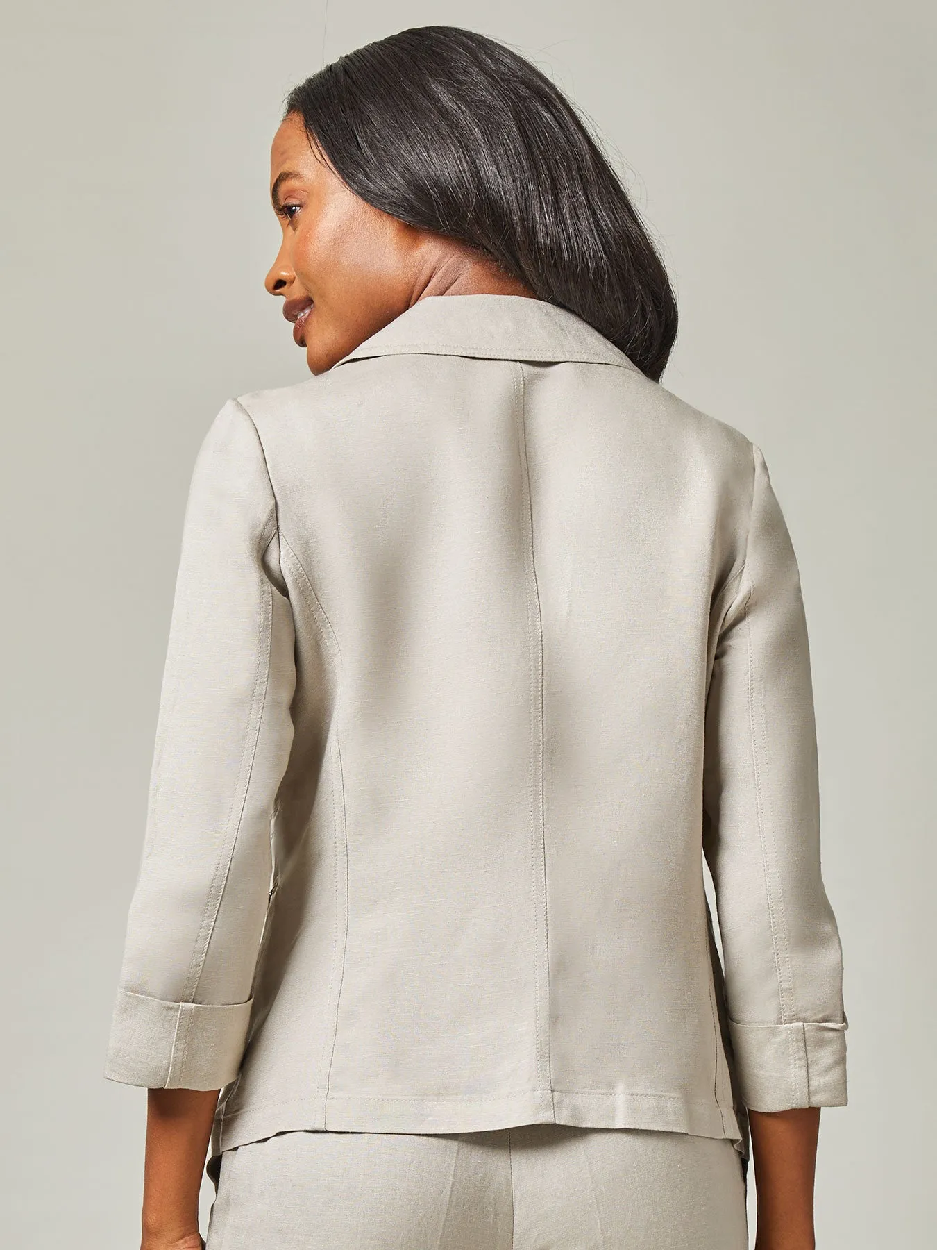 Plus Jolene Jacket, Linen