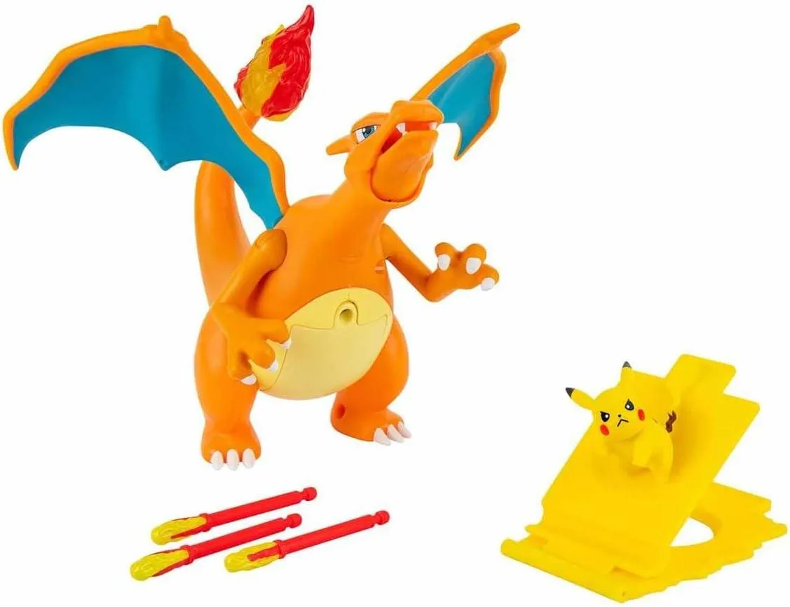 Pokemon Jazwares Pokemon Flame & Flight Deluxe Charizard Interactive Figure