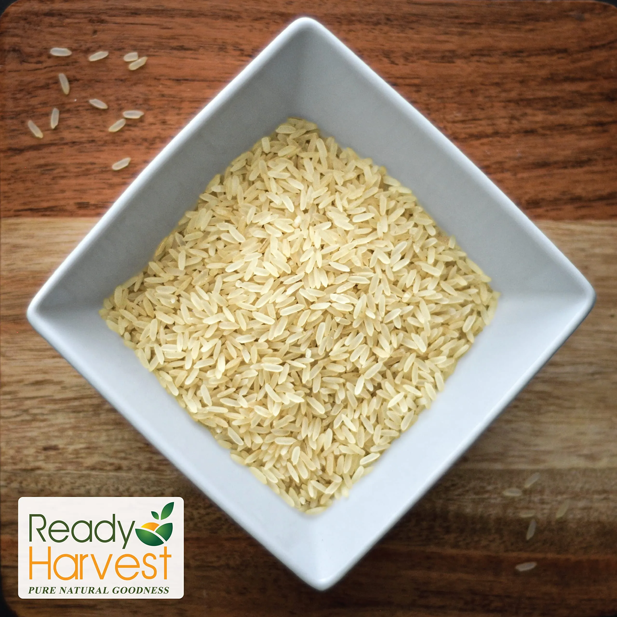 Ready Harvest Parboiled White Rice - 30 Year Shelf Life - Six #10 Cans