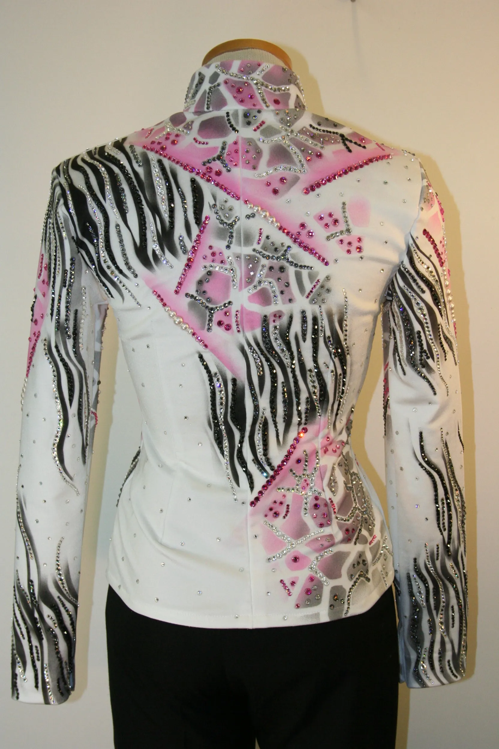 Showmanship Outfit, Ladies S, Black, White and Pink 5142AB