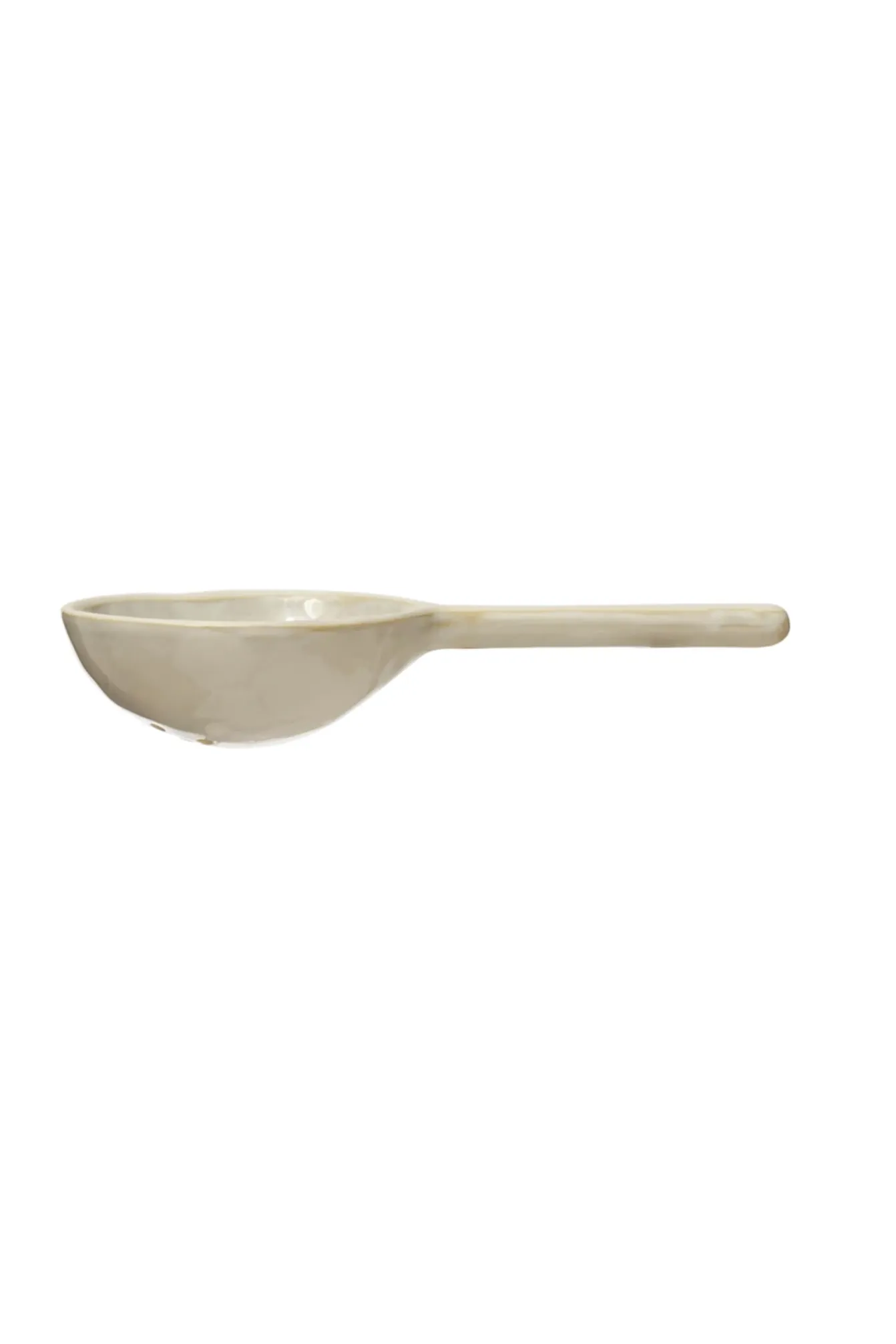 Stoneware Strainer Spoon