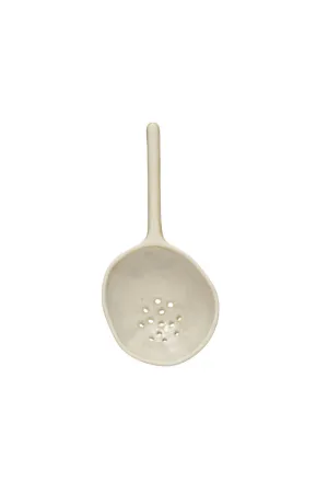 Stoneware Strainer Spoon