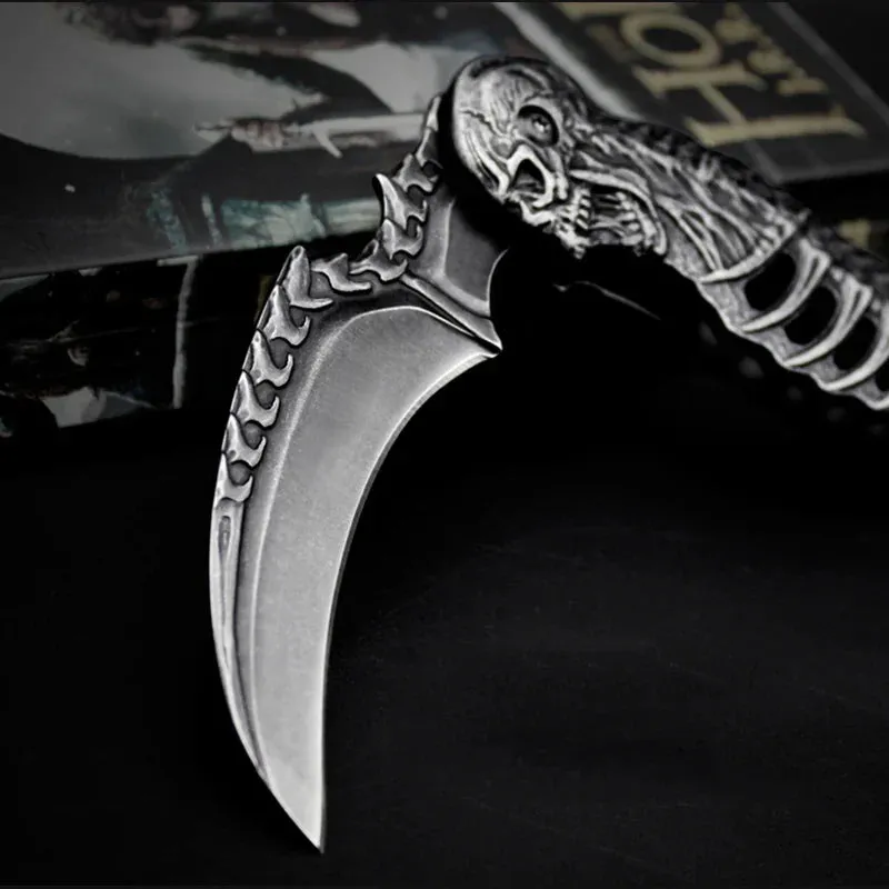 Tactical Nigh Skull Foldable Pocket Knife