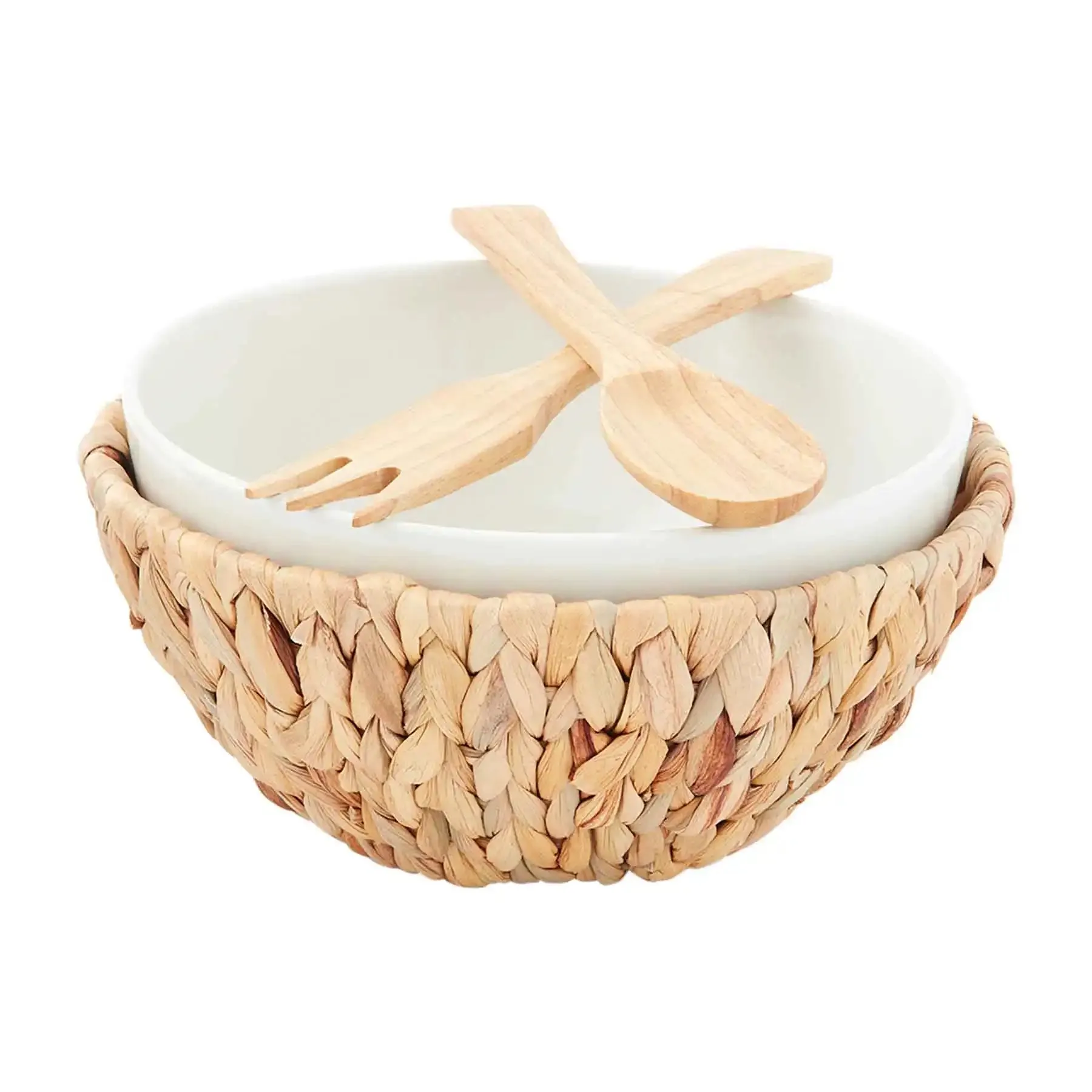 Water Hyacinth Serving Bowl Set